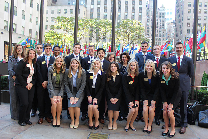 Front Row: Stacy Rohr, Chris Palmero, Alex Bettag, Courtney Specker, Krista Gmelich, Zaina Afrassiab, Ashley Killough, Alana Simpson, Cara Hartwig Back Row: Mary Beth Marrs, Andy Kern, Ash Patel, Tyler Easton, Colton Kruep, Kyle Holtzman, Libby Garner, Joan Gabel, Dylan Cleeton, Chris Huetsch, Chance Williams