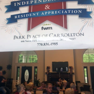 The Annual Park Place Of Carrollton Event Included Many Festive Decorations.