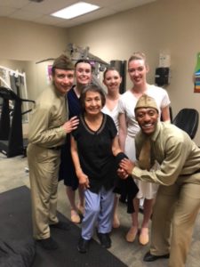 The performers from The Big Muddy Dance Company helped bring the joy of dancing to the Parkview Place Apartments residents.