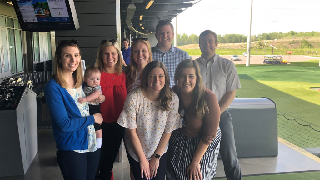 Recently, employees from the JES Holdings St. Louis office took a break from work to go to their local Topgolf