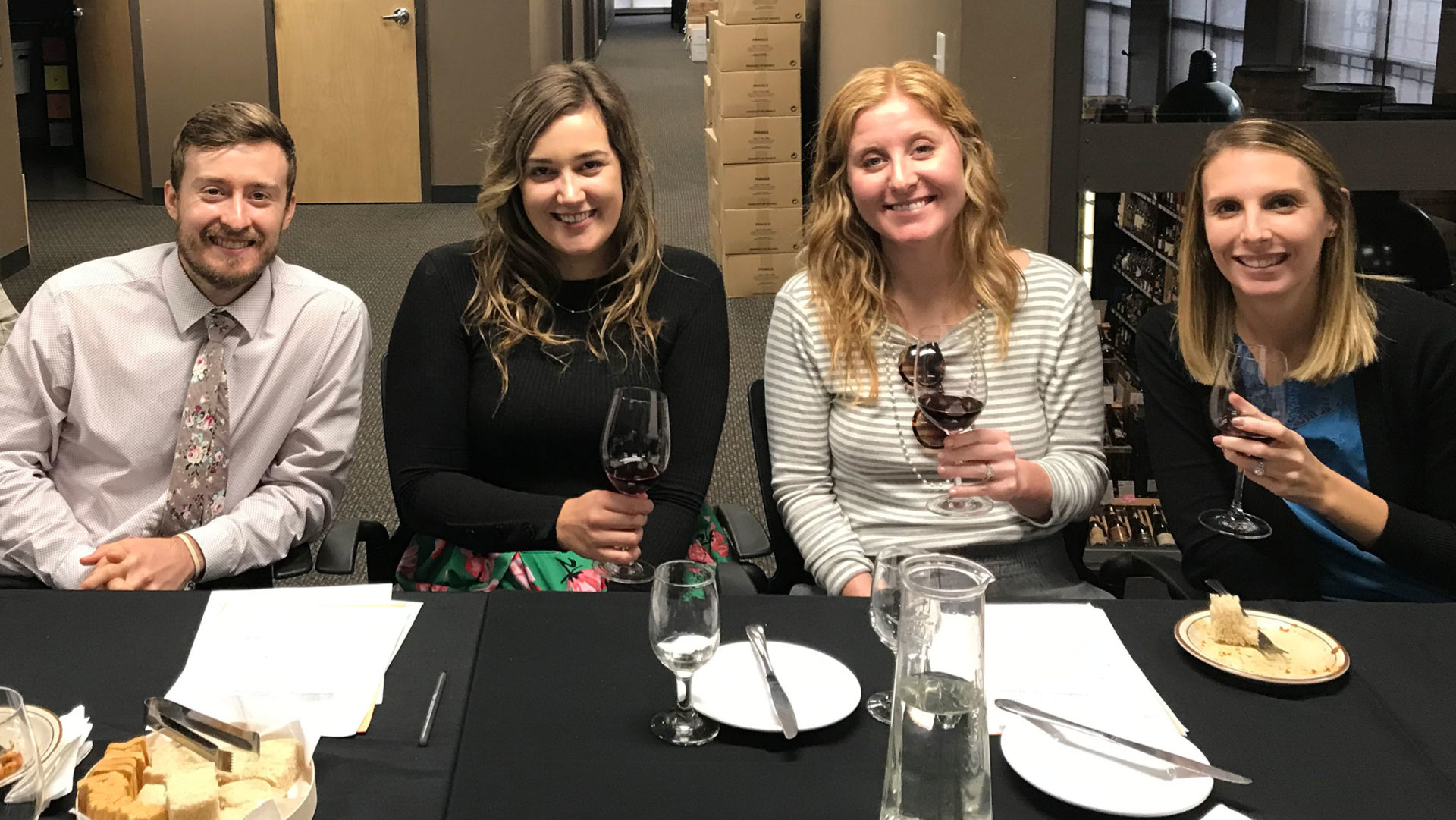 On Thursday, September 26, employees from the St. Louis office participated in their latest employee engagement event: a pasta and wine pairing!